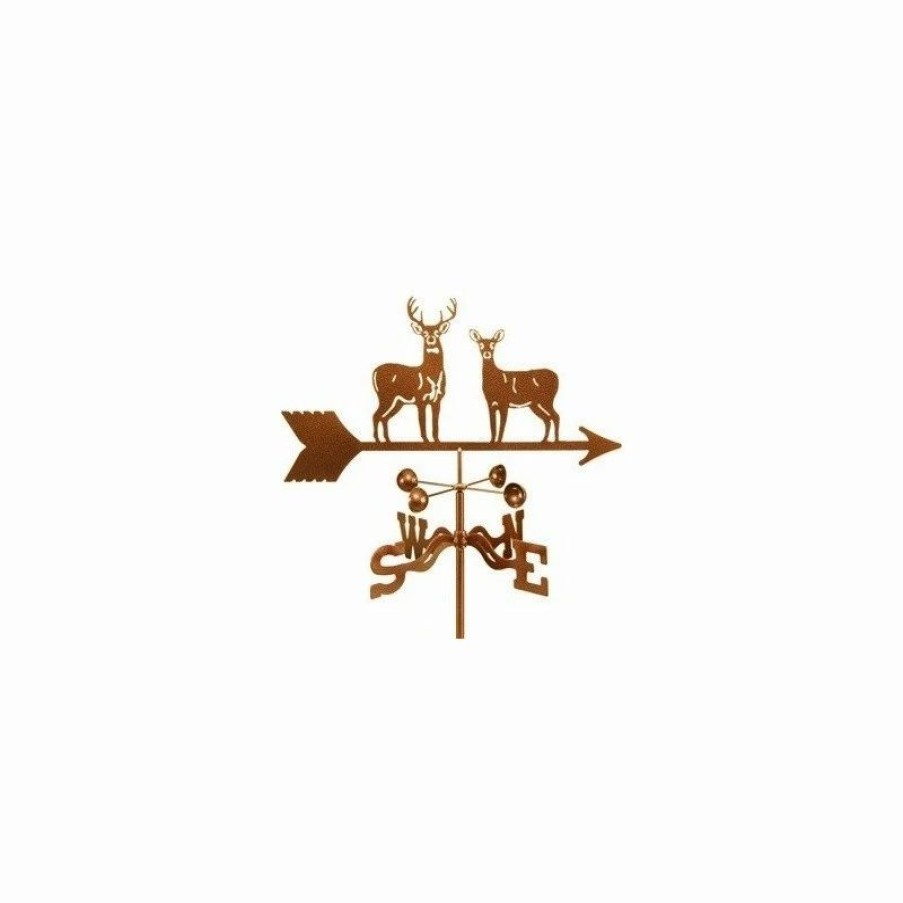 * Ez Vane Llc Standing Deer Weathervane With Deck Mount | Weather Vanes