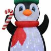 * Bzb Goods Christmas Inflatable Twinkle Penguins Yard Decoration, 7Ft Tall | Outdoor Holiday Decorations