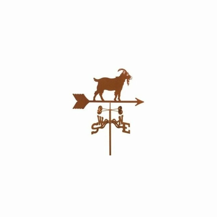 * Ez Vane Llc Goat Weathervane With Deck Mount | Weather Vanes