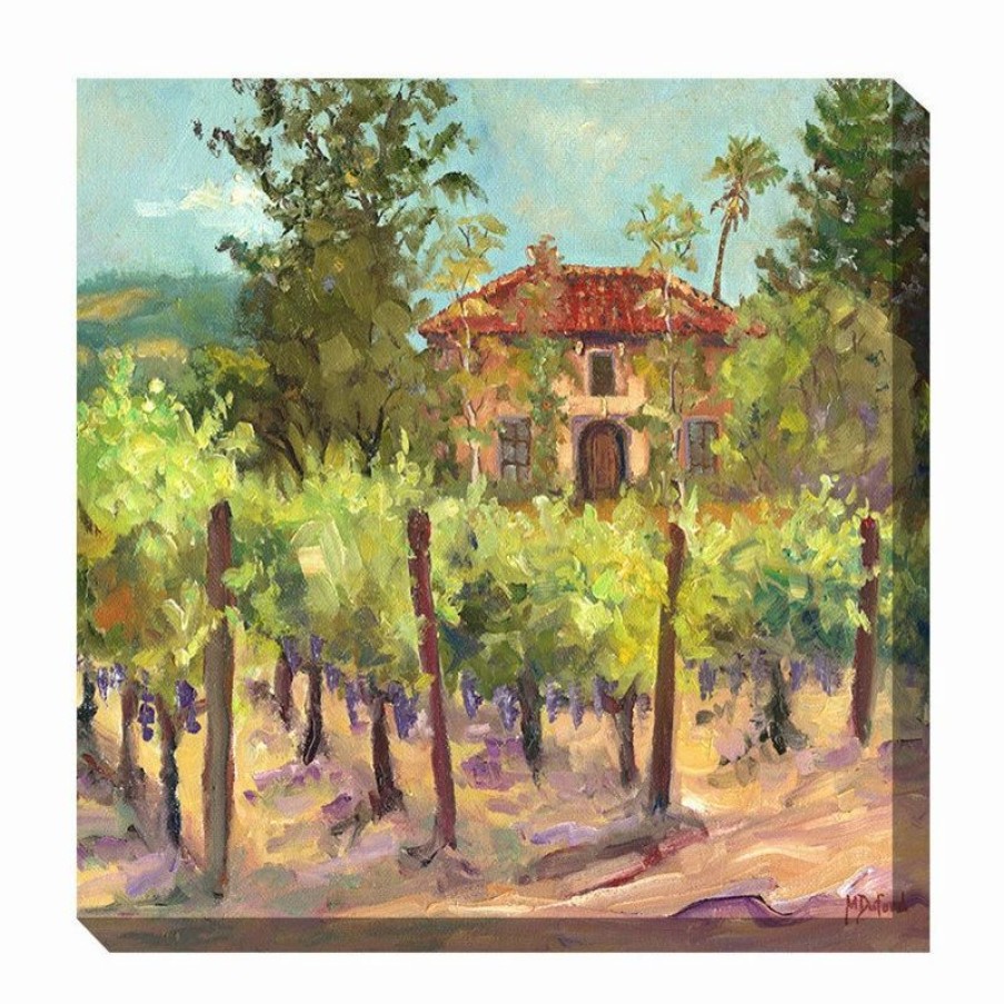 * West Of The Wind Tuck'S Vineyard Outdoor Art | Outdoor Wall Art