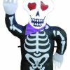 * Bzb Goods Halloween Inflatable Skeleton With Hat, 4 | Outdoor Holiday Decorations