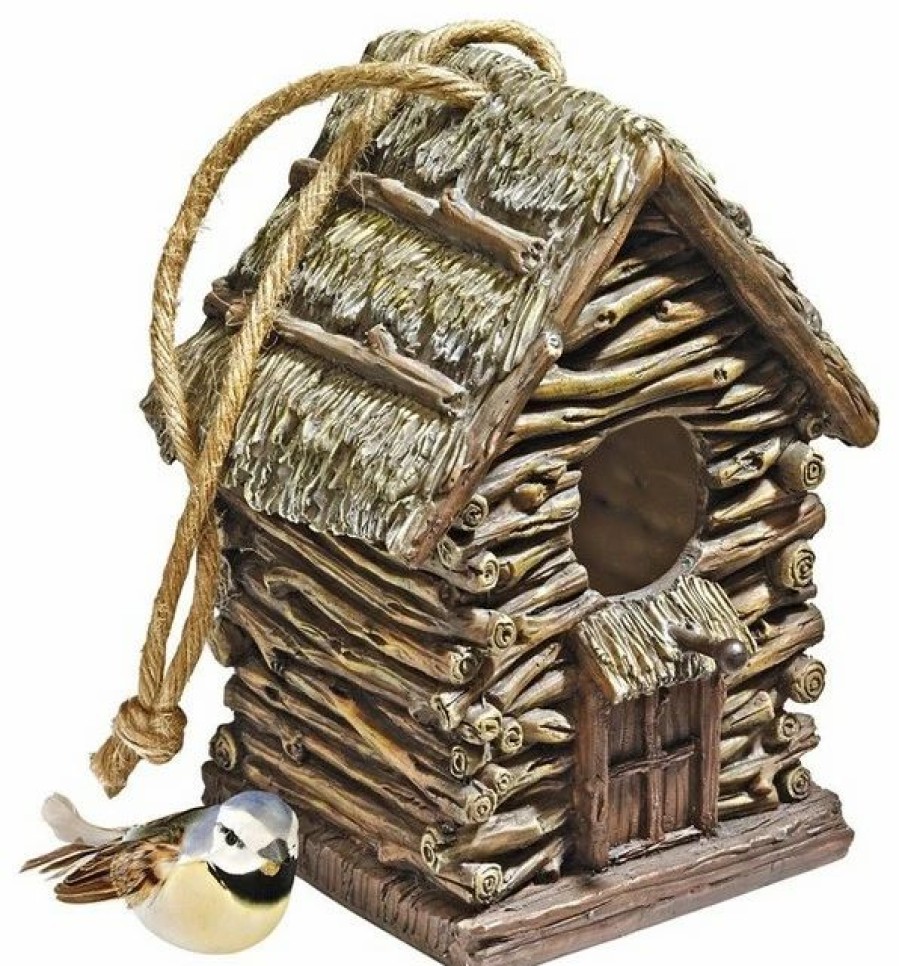 * Design Toscano Backwoods Cottage Bird House | Birdhouses