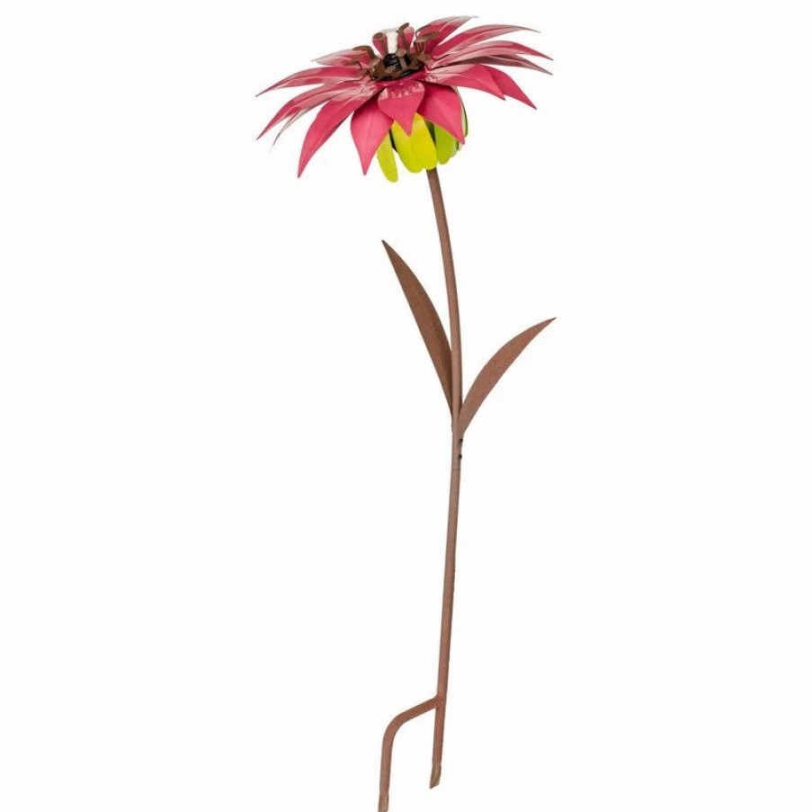 * Desert Steel Bishop Dahlia Garden Torch | Outdoor Torches