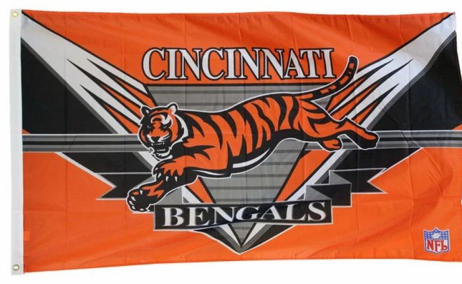 * Flagline Cincinnati Bengals 3'X5 Nfl Polyester Endzone Flag | Flags & Flagpoles