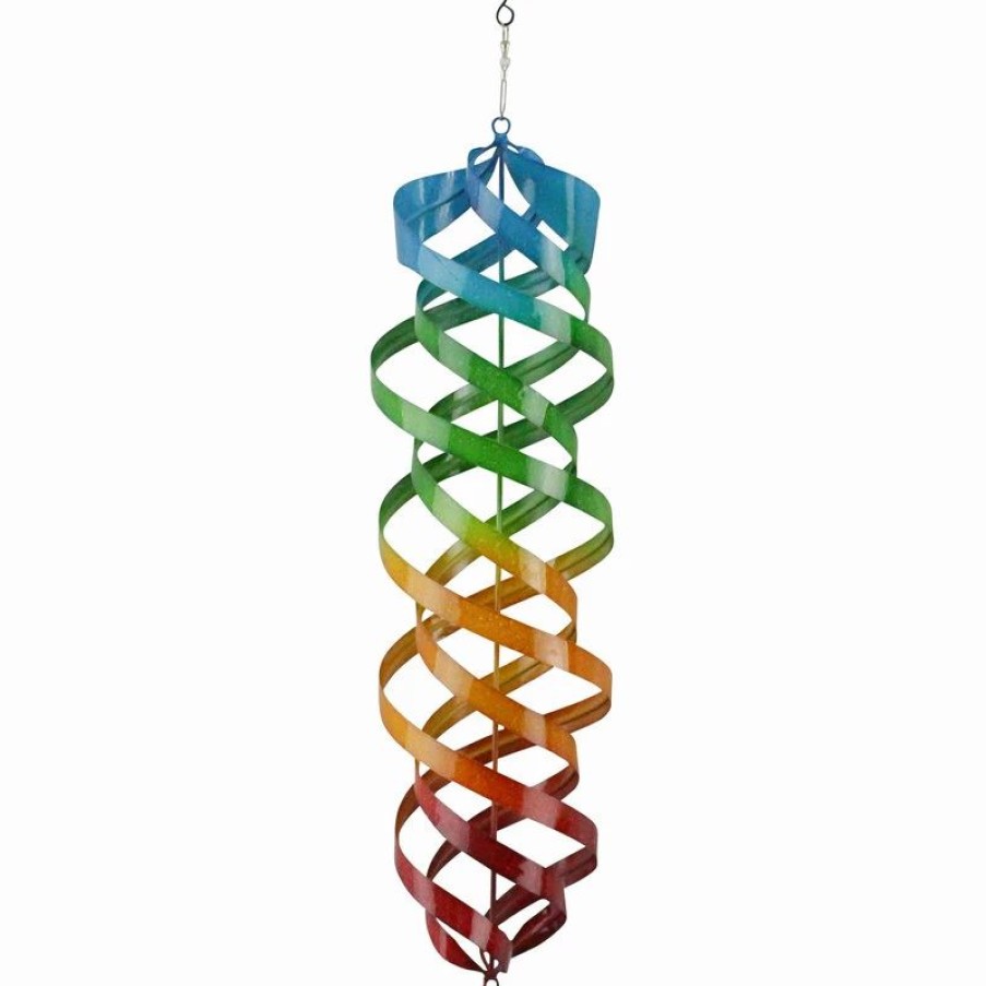 * Rcs Gifts Cosmix Corkscrew Rainbow | Wind Chimes