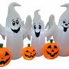 * Bzb Goods Halloween Inflatable Ghosts And Pumpkins Patch Yard Decoration, 6Ft Long | Outdoor Holiday Decorations