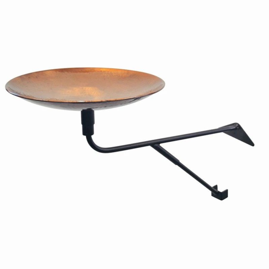 * Passage Solid Copper Bird Bath With Deck Mount, 14 | Bird Baths