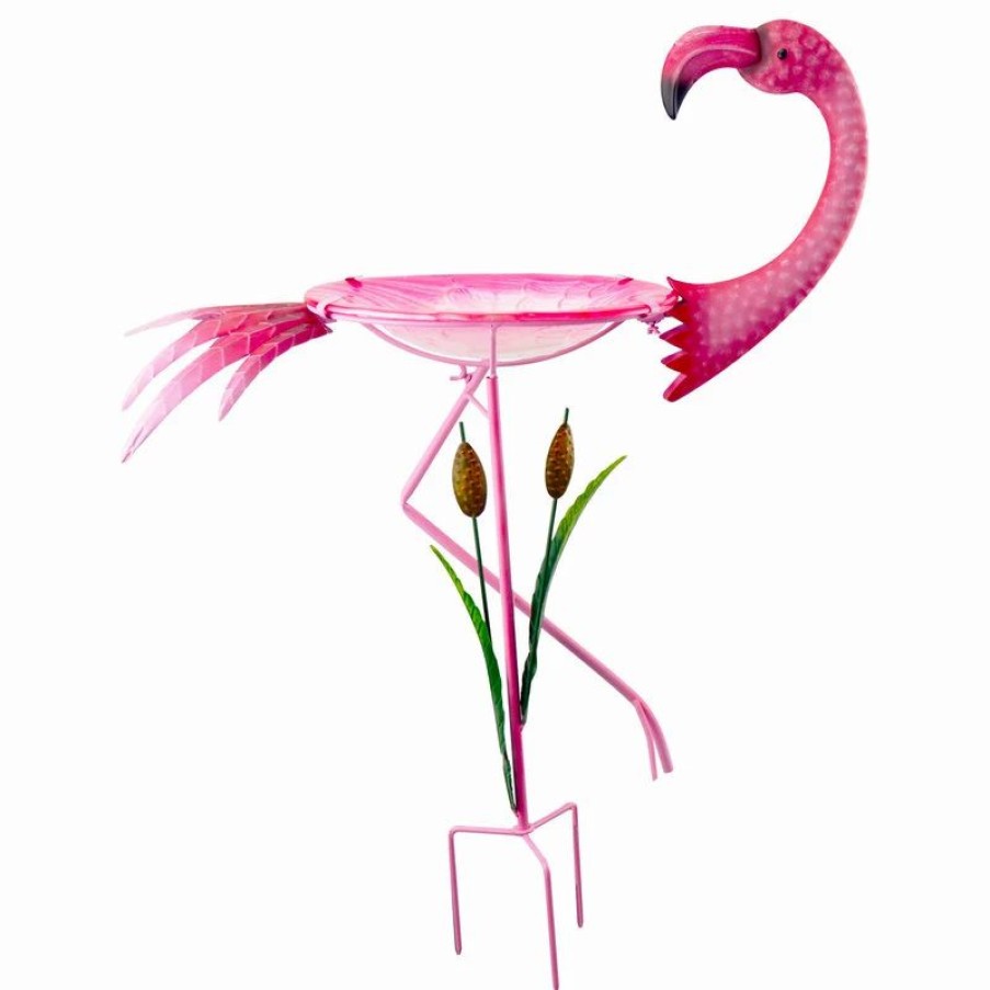 * Rcs Gifts Bird Bath Flamingo | Bird Baths