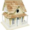 * Home Bazaar Inc. Cape May Cottage Birdhouse, Yellow | Birdhouses