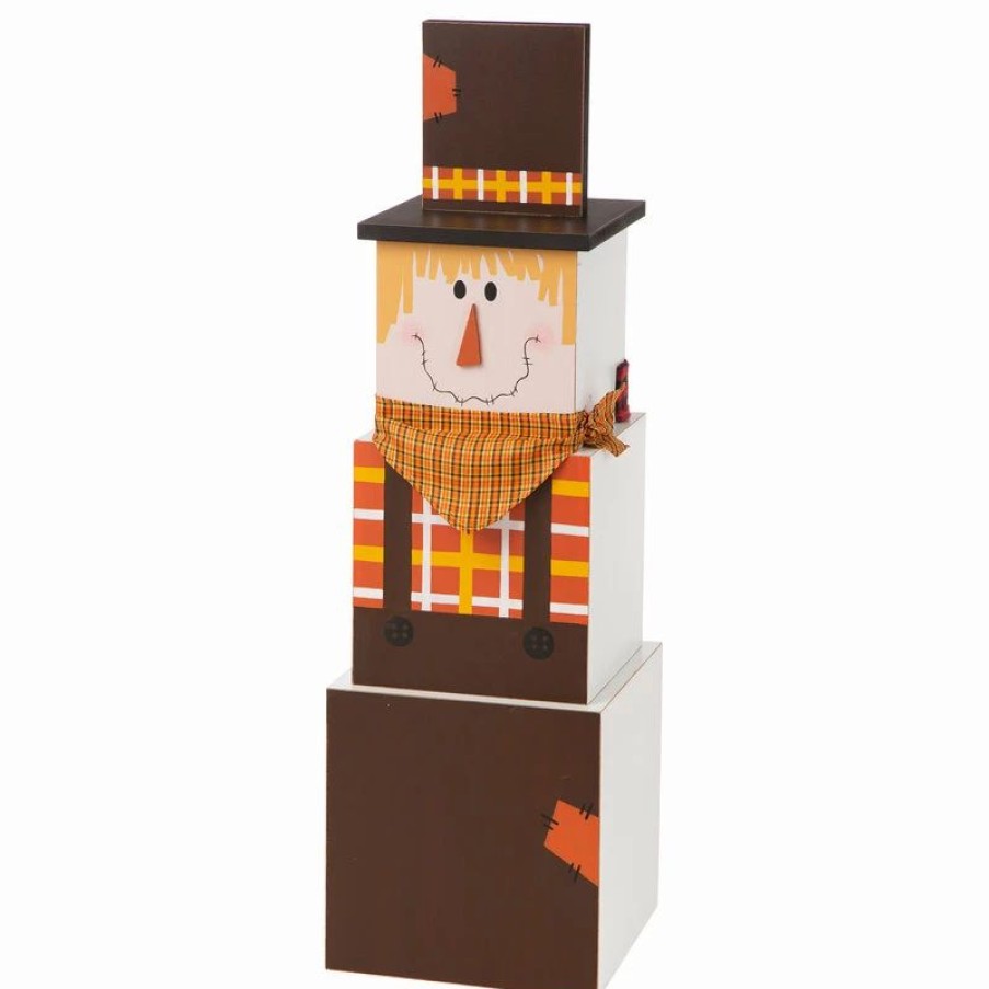 * Glitzhome 36.22 H Wooden Double-Sided Snowman/Scarecrow Porch Decor | Outdoor Holiday Decorations