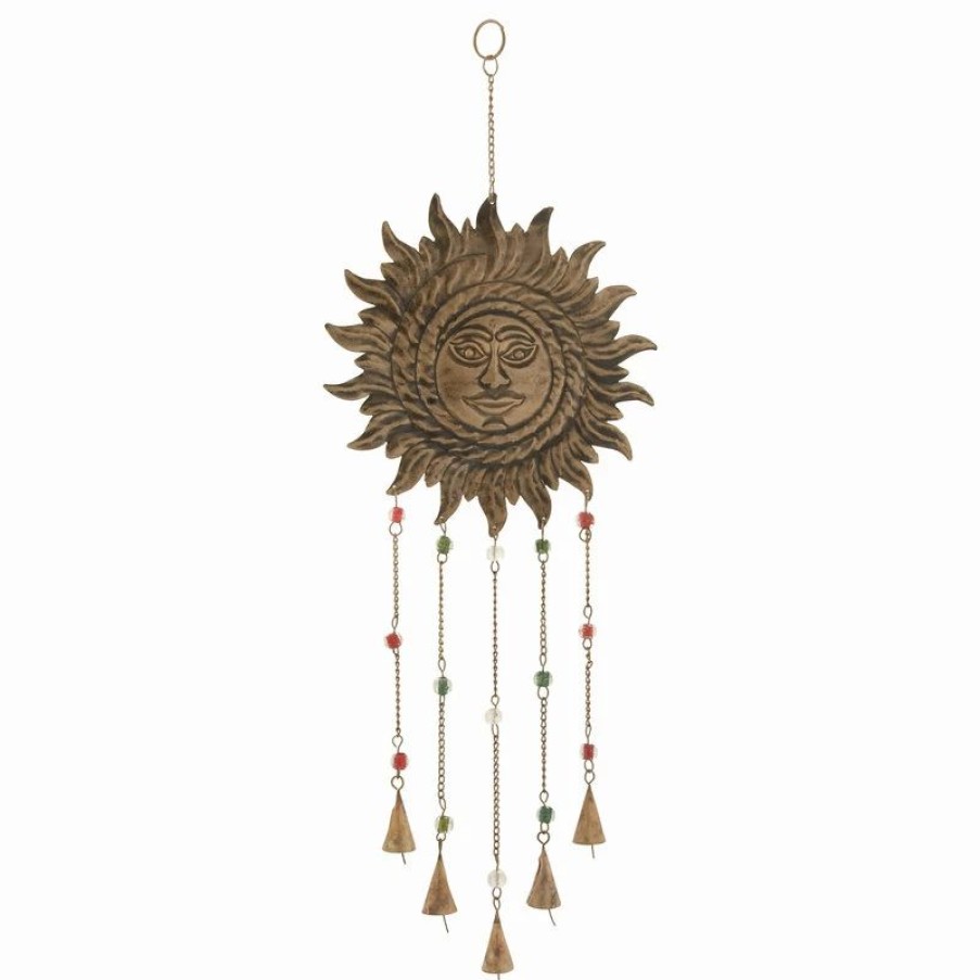 * Brimfield & May Eclectic Bronze Metal Windchime 24291 | Wind Chimes