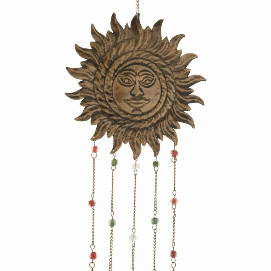 * Brimfield & May Eclectic Bronze Metal Windchime 24291 | Wind Chimes