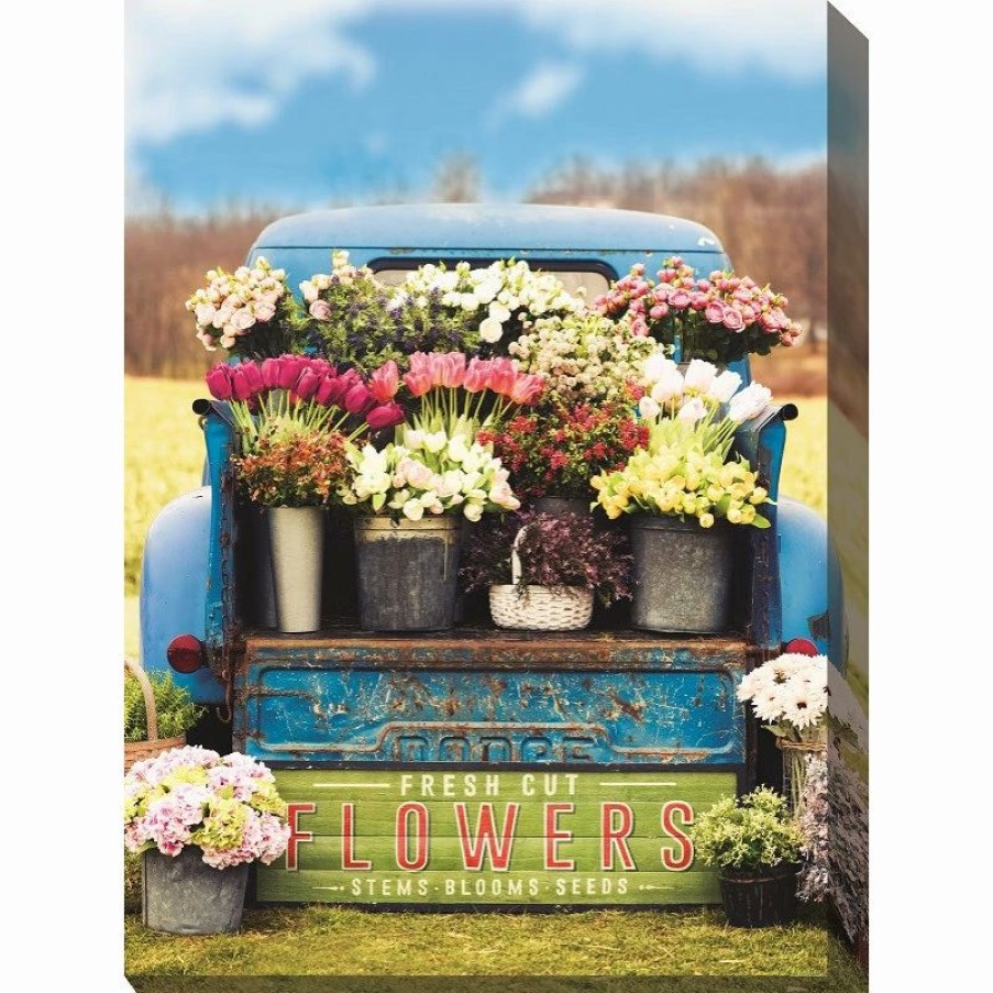 * West Of The Wind Fresh Flowers | Outdoor Wall Art