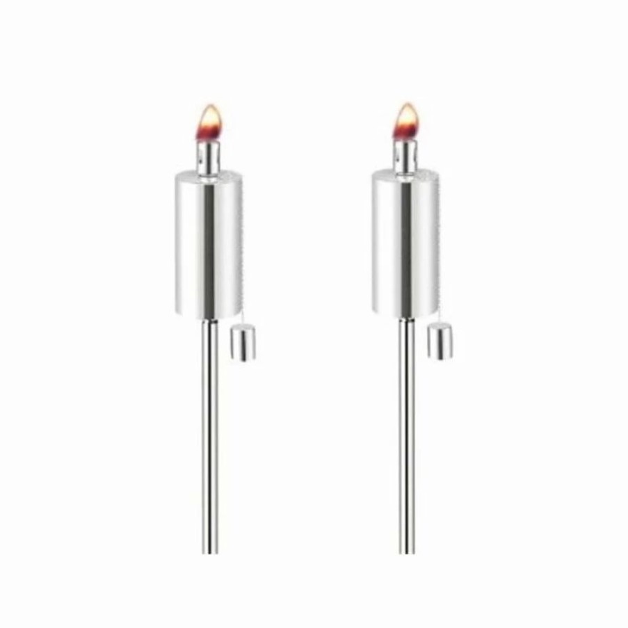 * Anywhere Fireplace Anywhere Garden Torch Outdoor, Cylinder Shape, 2-Pack, 65 Tall | Outdoor Torches