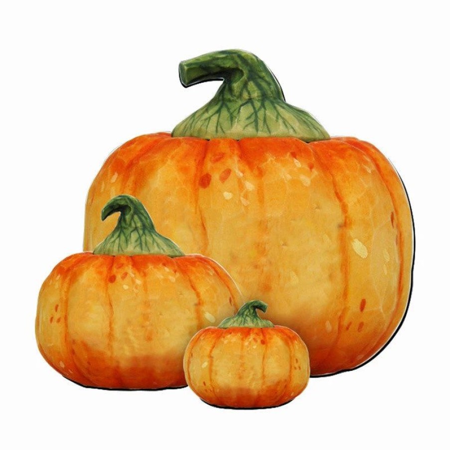 * Amonogramart Stacking Pumpkins Door Hanger | Outdoor Holiday Decorations