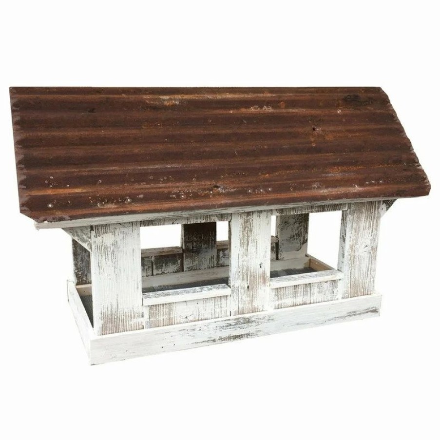 * Home Bazaar Inc Columbia Covered Bridge Feeder | Bird Feeders