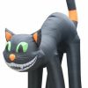 * Bzb Goods Animated Halloween Inflatable Huge Black Cat Head Rotating, 20 | Outdoor Holiday Decorations