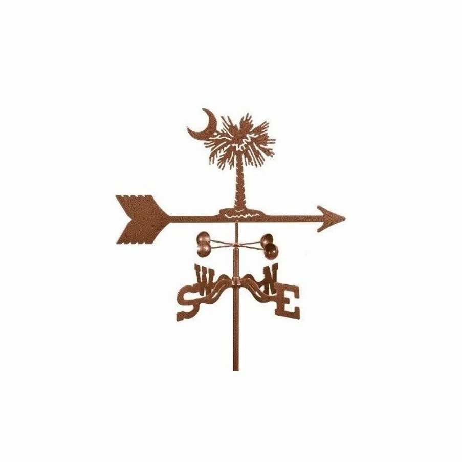 * Ez Vane Llc Palmetto Weathervane With 4 Sided Mount | Weather Vanes