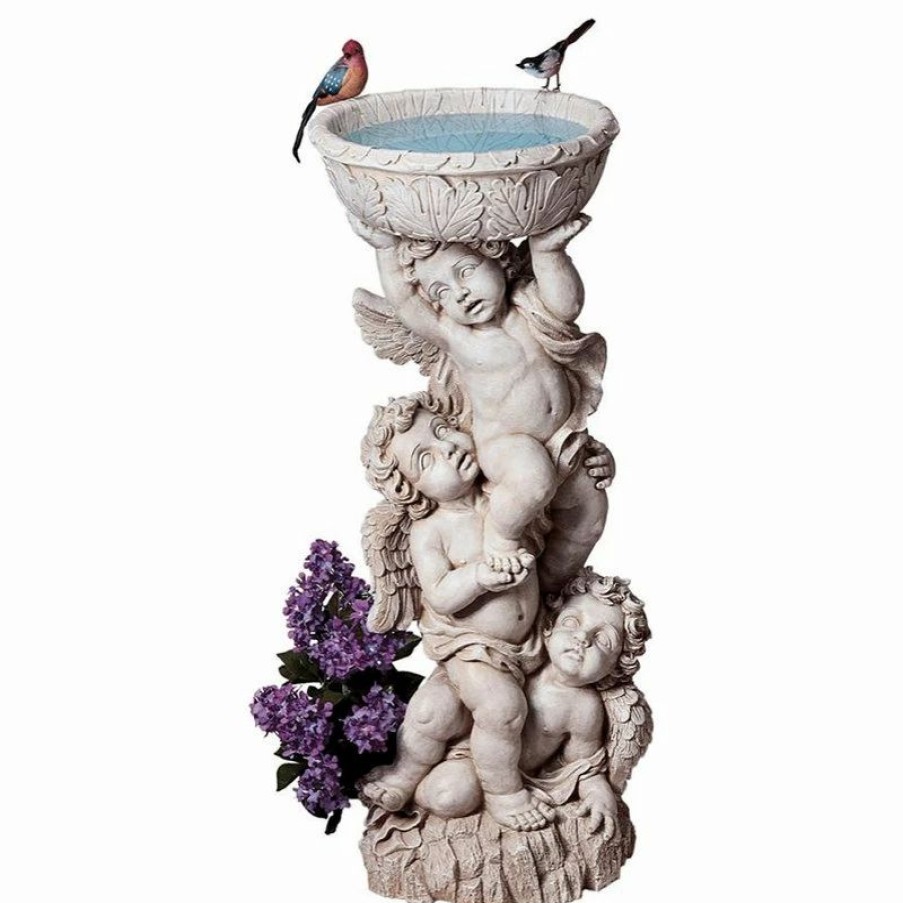 * Design Toscano Three Cherubs With Urn Statue | Garden Statues & Yard Art