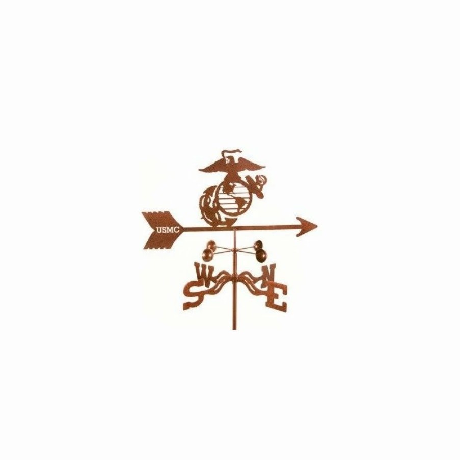 * Ez Vane Llc Marines Weathervane With Roof Mount | Weather Vanes