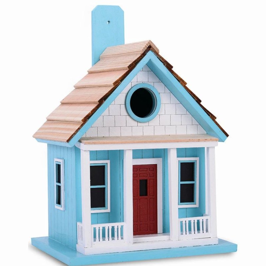 * Vandue Corporation Outdoor Wooden Birdhouse, Bird-Friendly Perch (Cape Cod) | Birdhouses