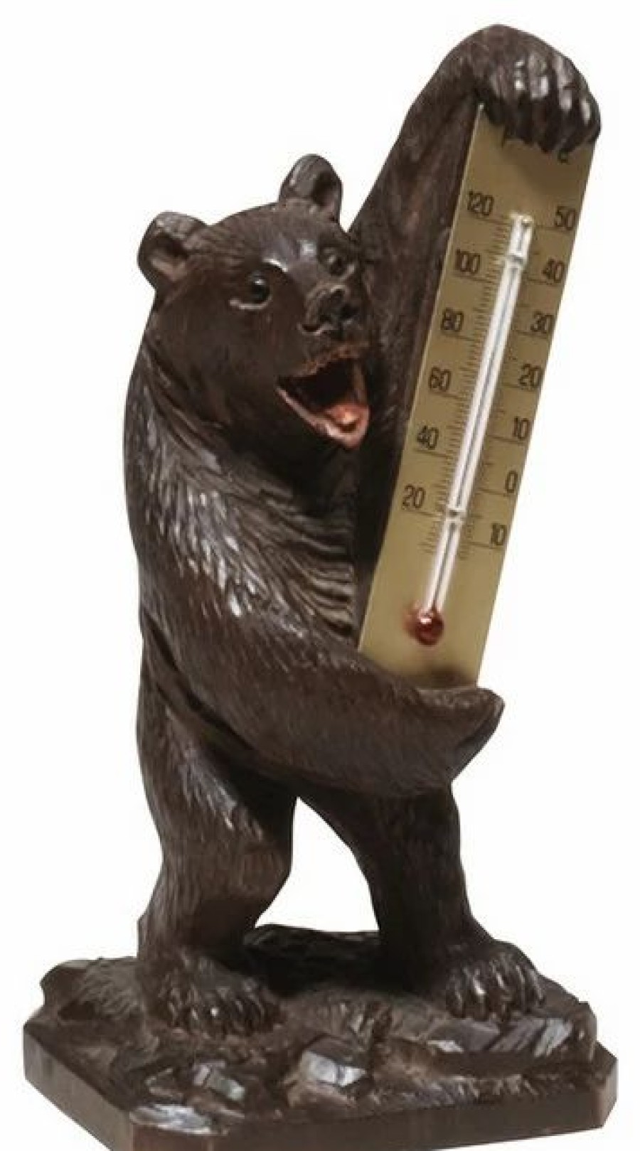 * Ok Casting Standing Bear Thermometer | Decorative Thermometers