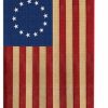 * Breeze Decor Historic Betsy Ross Vintage 2-Sided Vertical Impression House Flag | Flags & Flagpoles