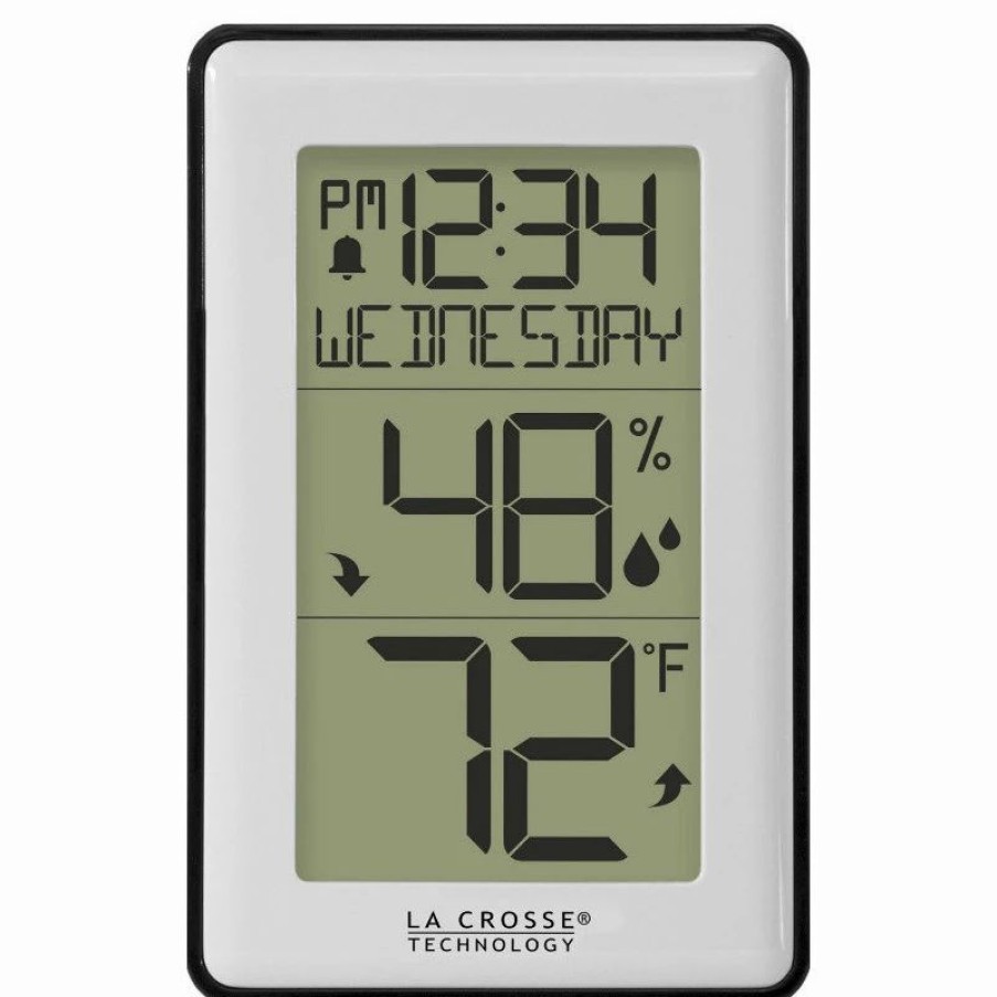 * La Crosse Technology La Crosse 308-1911 Indoor Temperature & Humidity Station | Decorative Thermometers