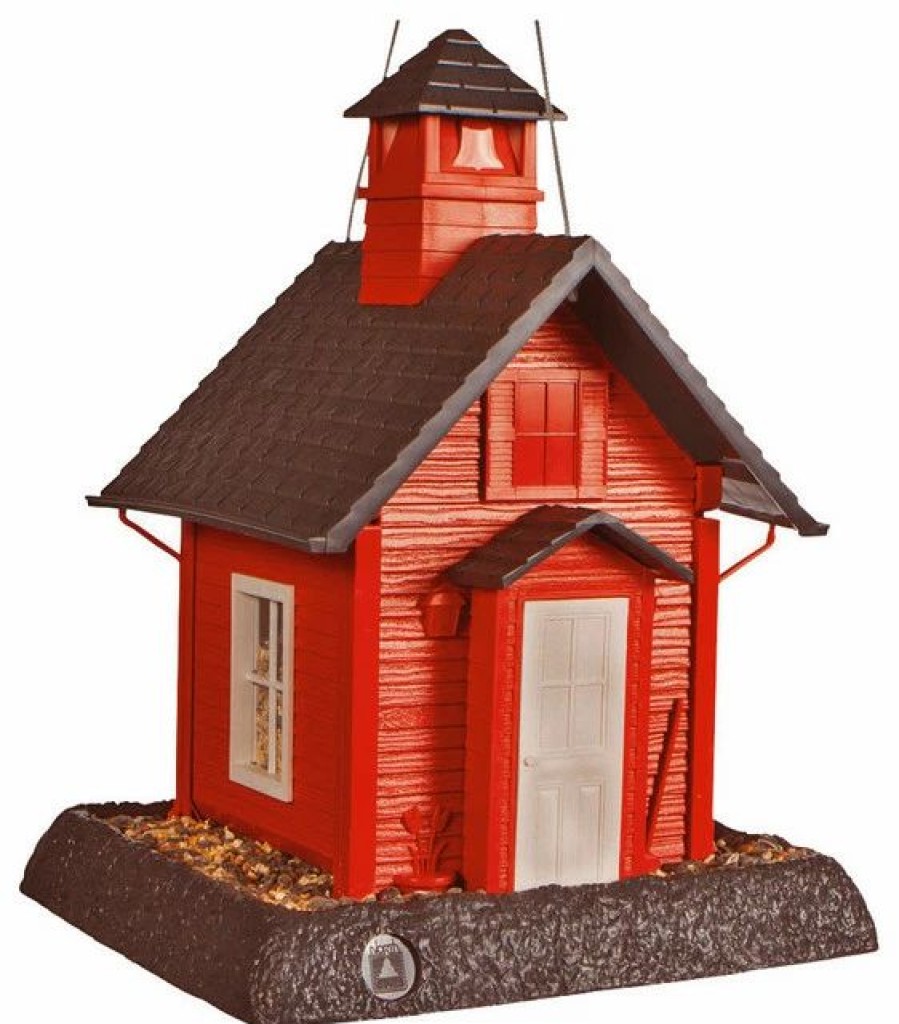 * North States Lil' Red School House Village Collection Bird Feeder | Bird Feeders