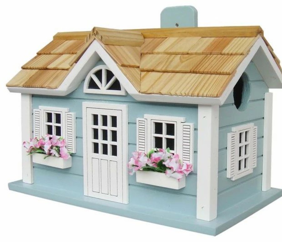 * Home Bazaar Inc. Nantucket Cottage, Blue | Birdhouses