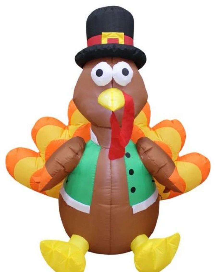 * Bzb Goods Thanksgiving Inflatableturkey,4 | Outdoor Holiday Decorations