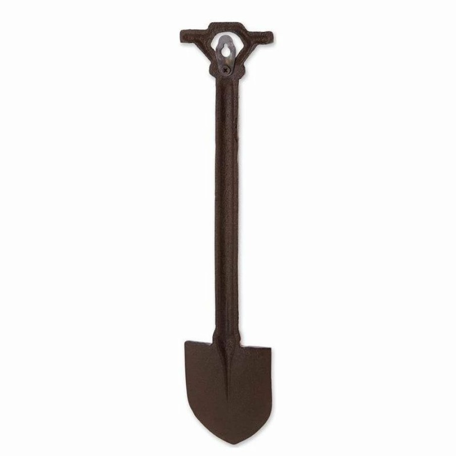 * Zingz & Thingz Garden Shovel Cast Iron Thermometer | Decorative Thermometers