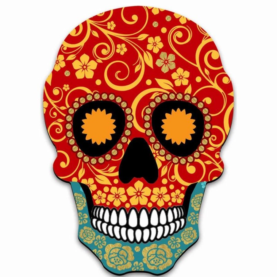 * Amonogramart Day Of The Dead Decorated | Outdoor Holiday Decorations