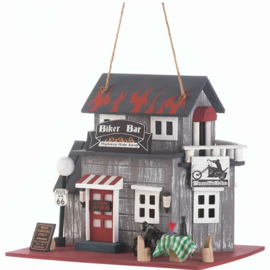 * Songbird Valley Route 66 Biker Bar Birdhouse | Birdhouses