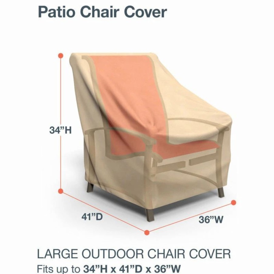 * Budge All-Seasons Patio Chair Cover Large (Nutmeg) | Outdoor Furniture Covers