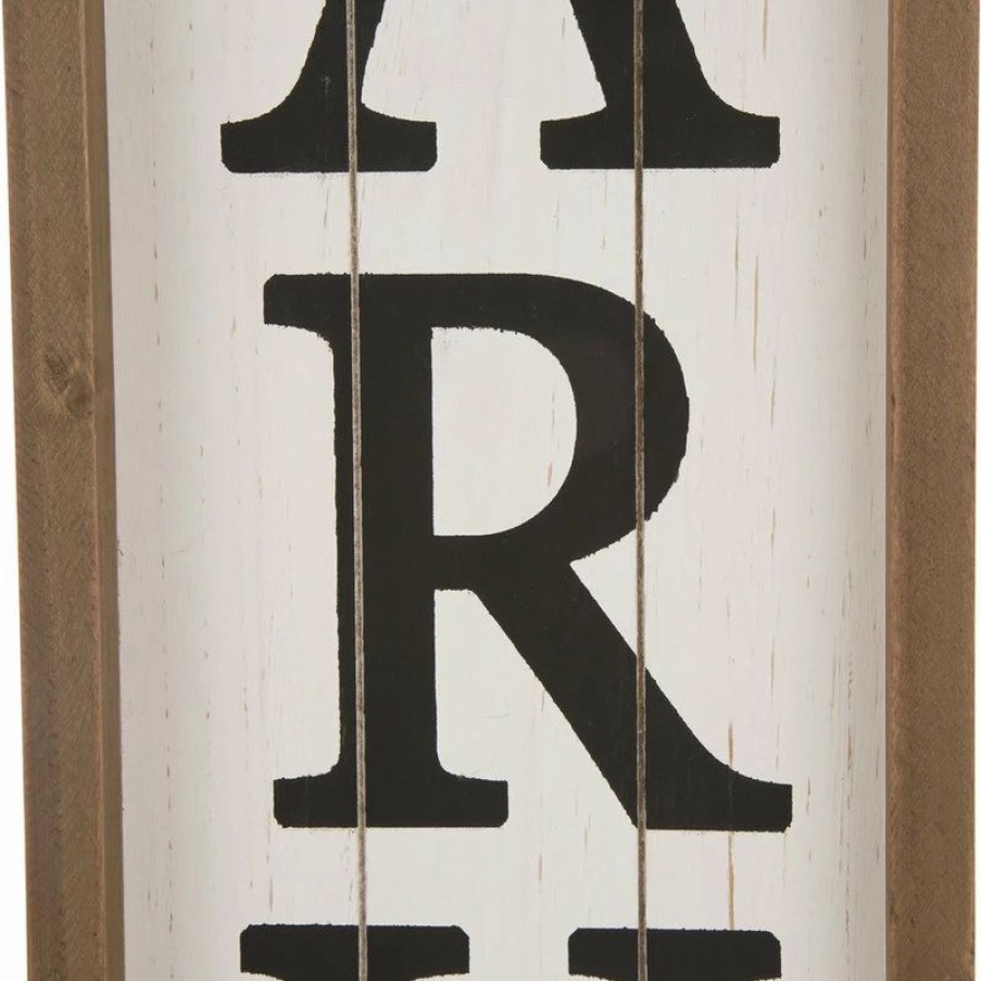 * Glitzhome 41.73 Wooden "Harvest" Porch Sign | Outdoor Holiday Decorations