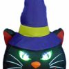 * Bzb Goods Black Cat With Hat, 4 | Outdoor Holiday Decorations