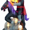 * Bzb Goods Headless Horse With Pumpkin And Tombstone, 6.7 | Outdoor Holiday Decorations